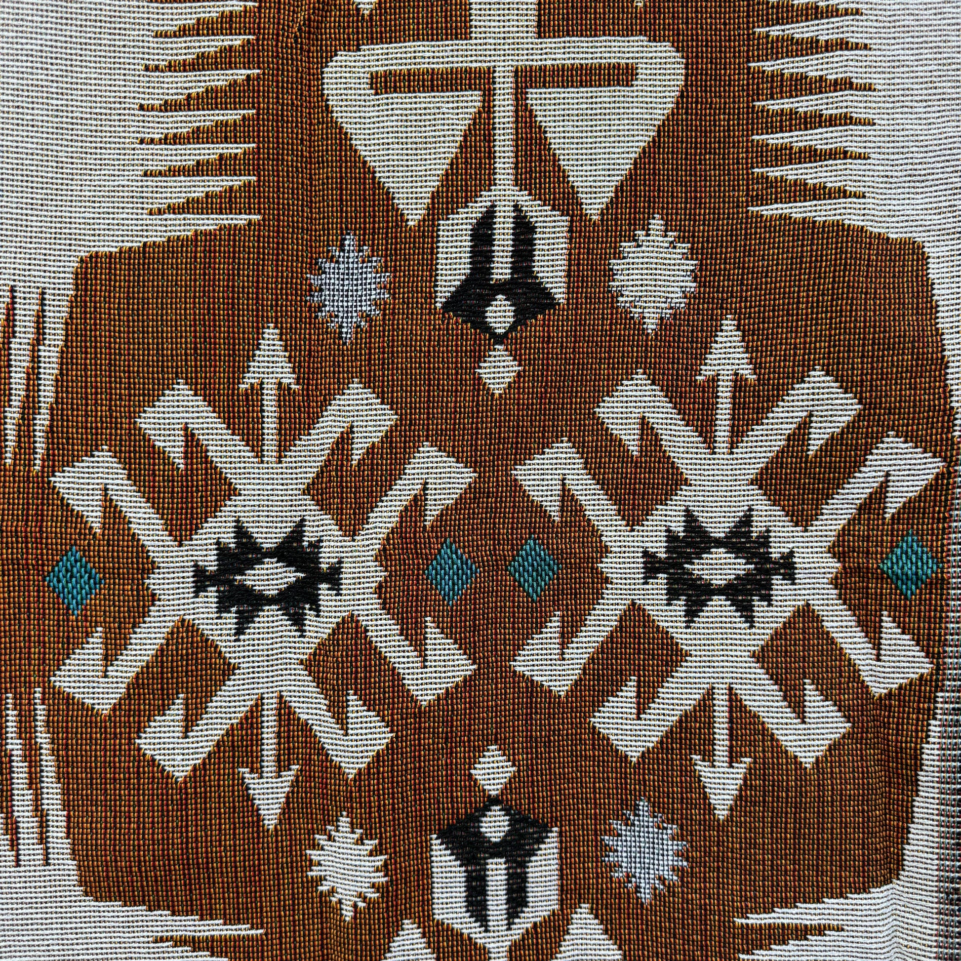 Southwestern Aztec Geometric Woven Tapestry | Tribal Boho Wall Hanging Blanket - Fucolina