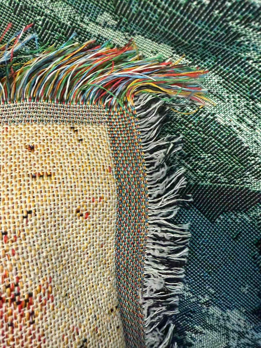 Healing Jungle Town Jacquard Tapestry