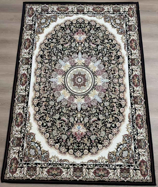 Luxurious Persian - style Jacquard Carpet