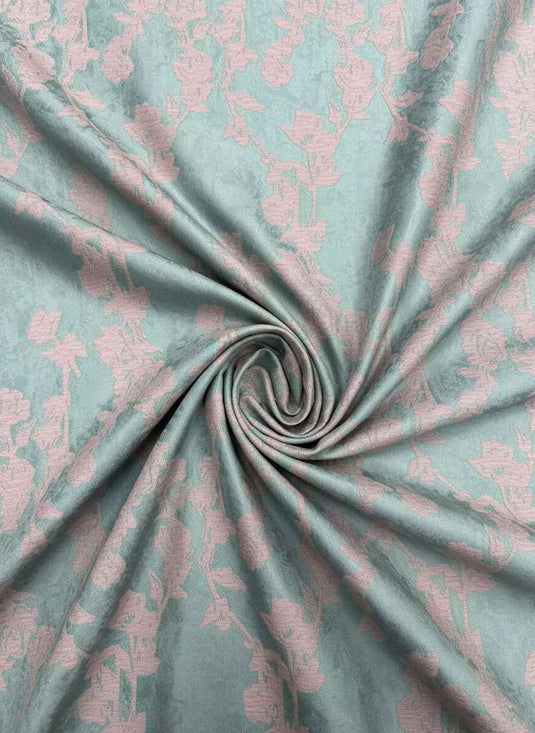 Court Rose Chenille Jacquard Fabric