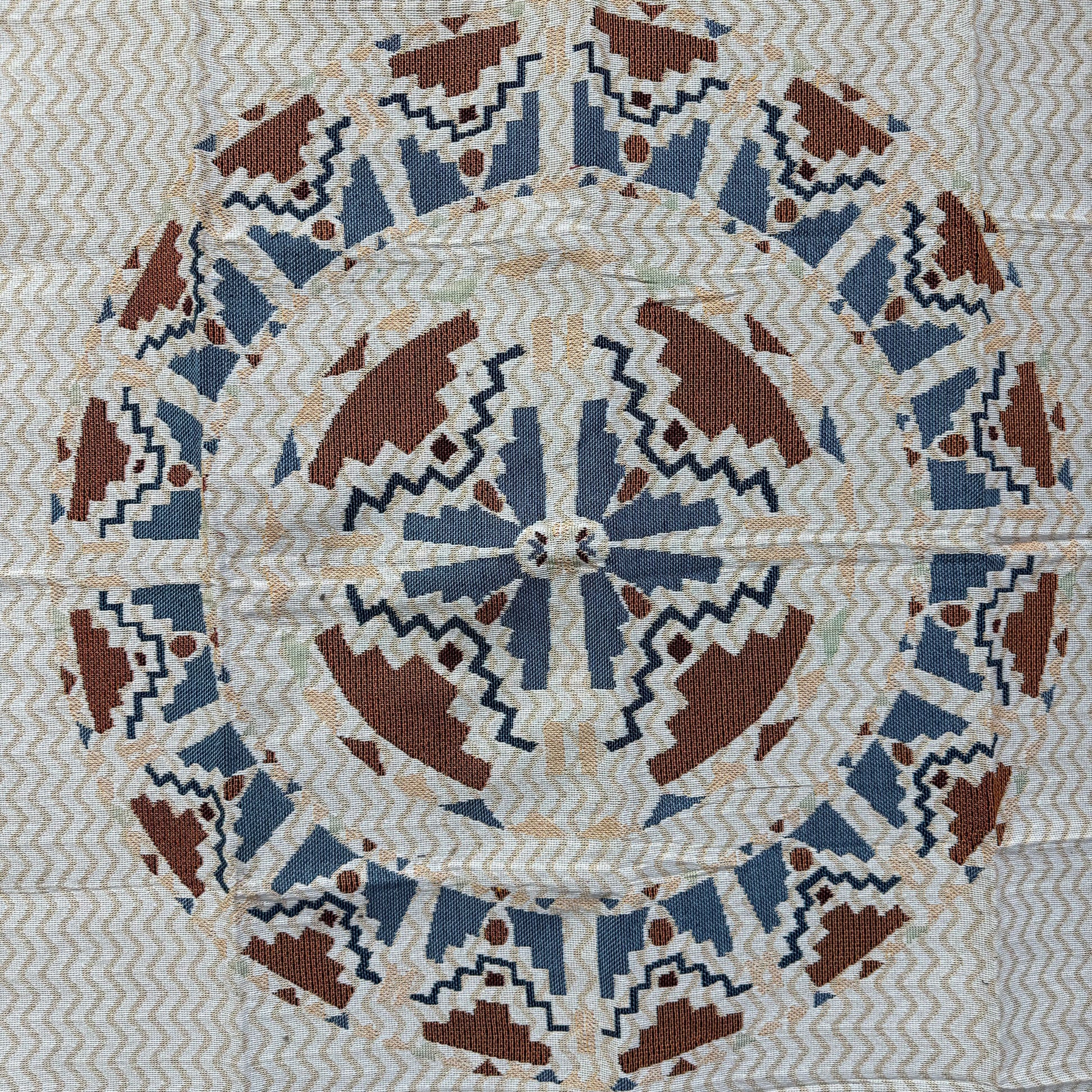 Geometric Mandala Woven Tapestry Blanket | Bohemian Southwestern Wall Decor - Fucolina