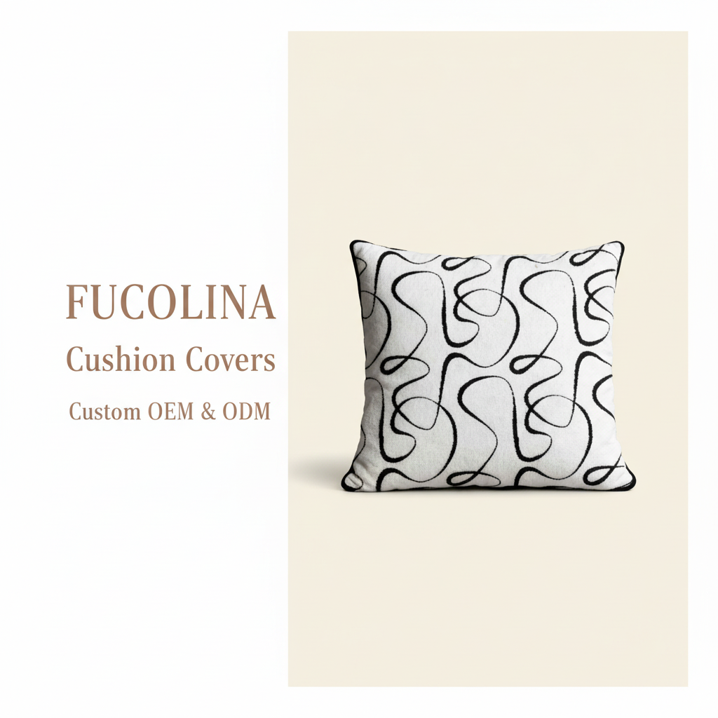 FUCOLINA Abstract Curve Cushion Product