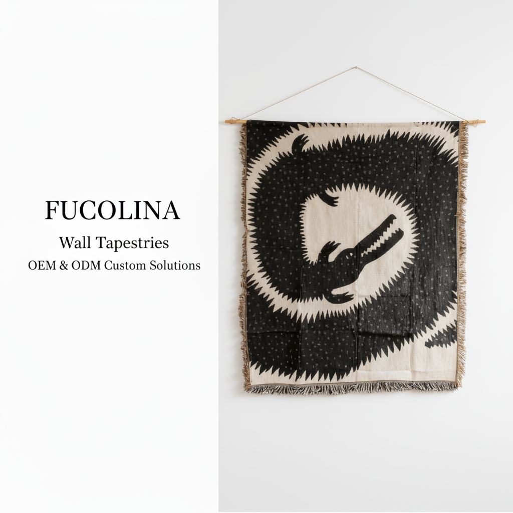 FUCOLINA Crocodile Tapestry — Clean Product v2