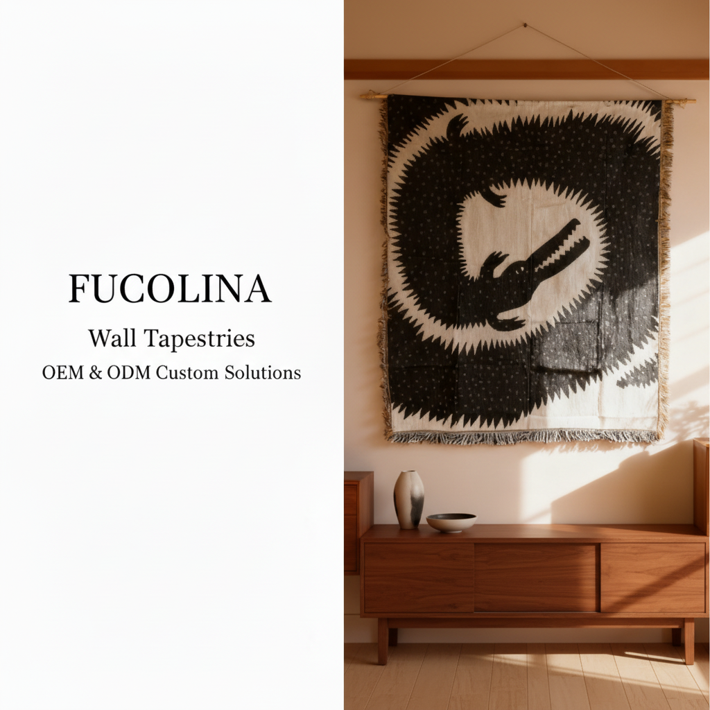 FUCOLINA Crocodile Tapestry — Scene