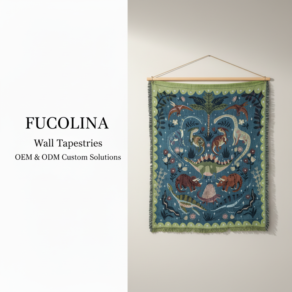 FUCOLINA Dinosaur Tapestry — Clean Product v2