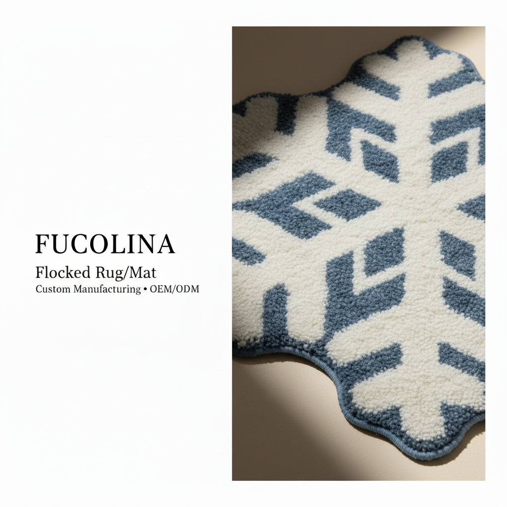 FUCOLINA Flocked Rug Detail Poster