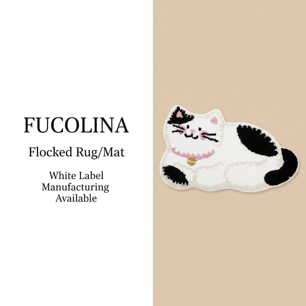 FUCOLINA Flocked Rug - Pure Product Shot