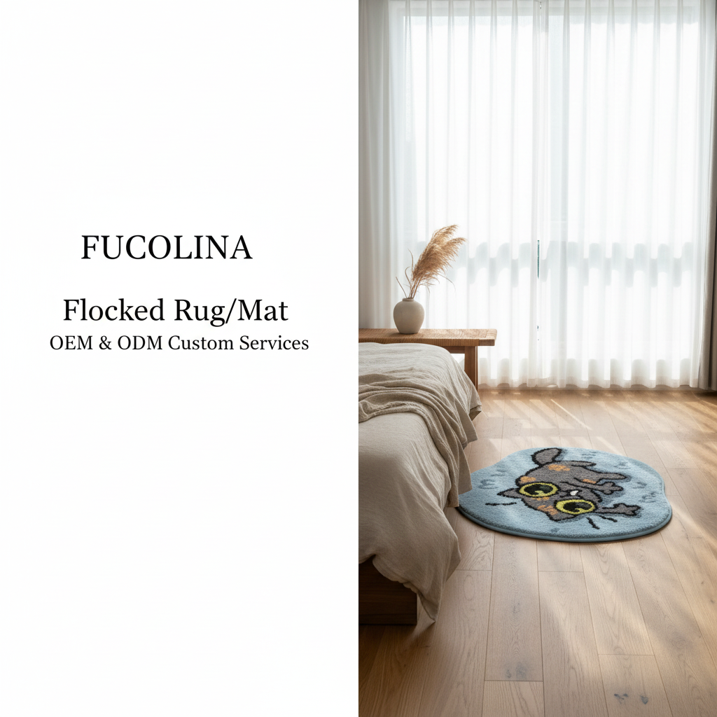 FUCOLINA Flocked Rug - Serene Bedroom