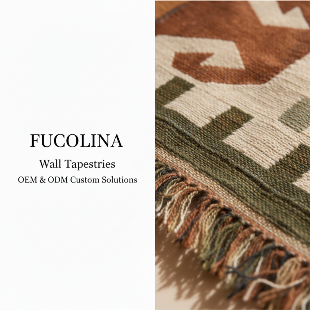 FUCOLINA Kilim Tapestry — Craft Detail