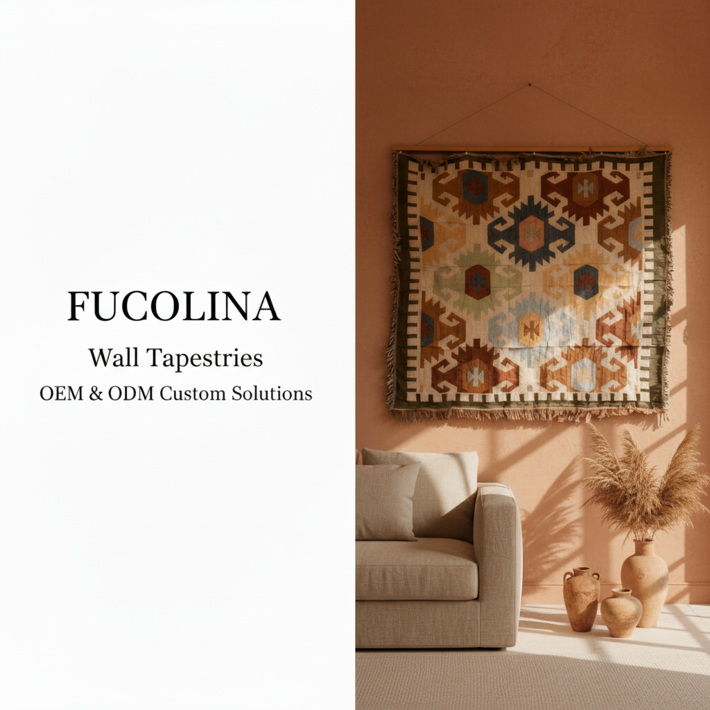 FUCOLINA Kilim Tapestry — Scene