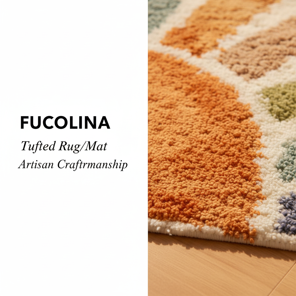 FUCOLINA Macro Detail - Fan-Shaped Rug
