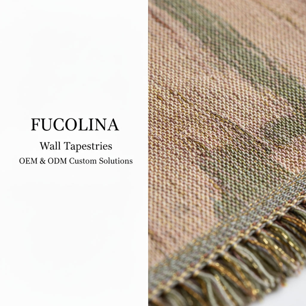 FUCOLINA Paris Street Tapestry — Craft Detail
