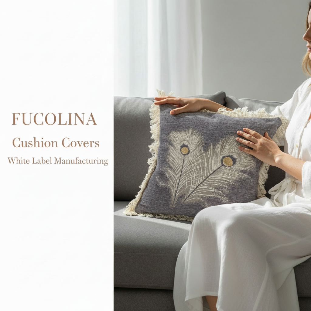 Fucolina Peacock Pillow Lifestyle