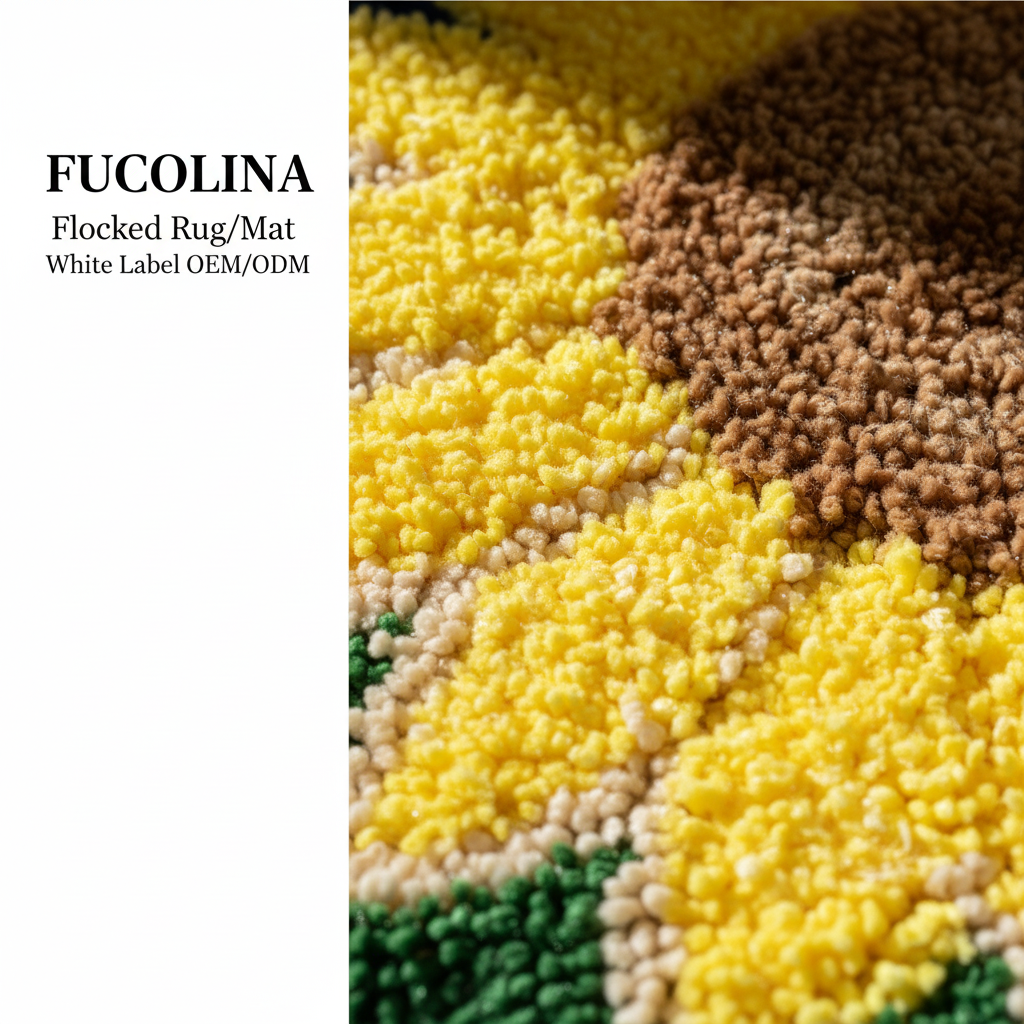 FUCOLINA Sunflower Duck Mat Material Detail - Refined