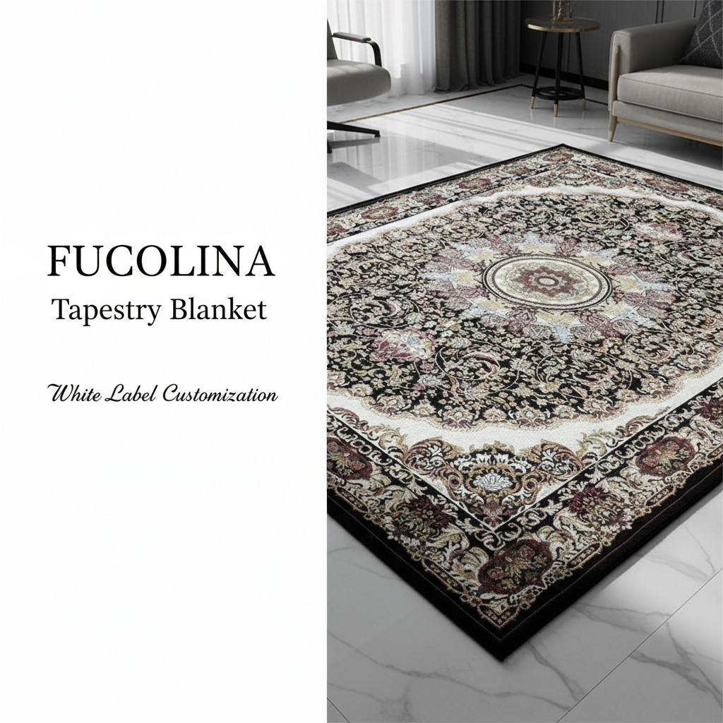FUCOLINA Tapestry Carpet - Living Room Scene