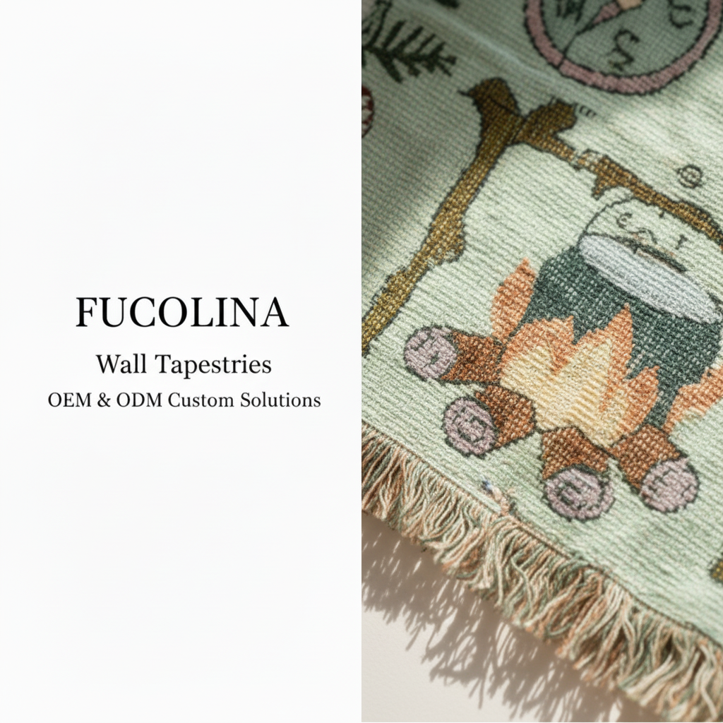 FUCOLINA Wall Tapestries — Craft Detail