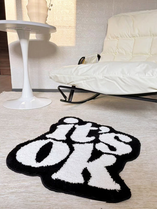 "It's OK" Lettering Carpet - Fucolina