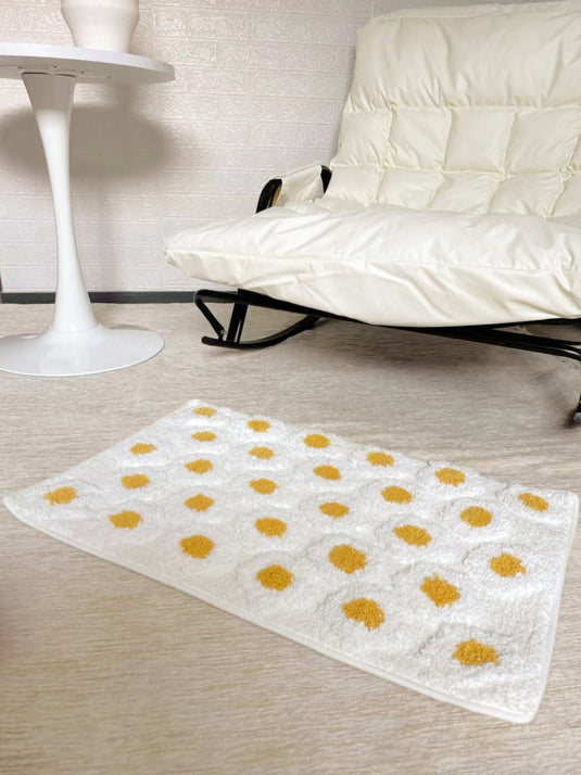 White Daisy - Patterned Rug - Fucolina